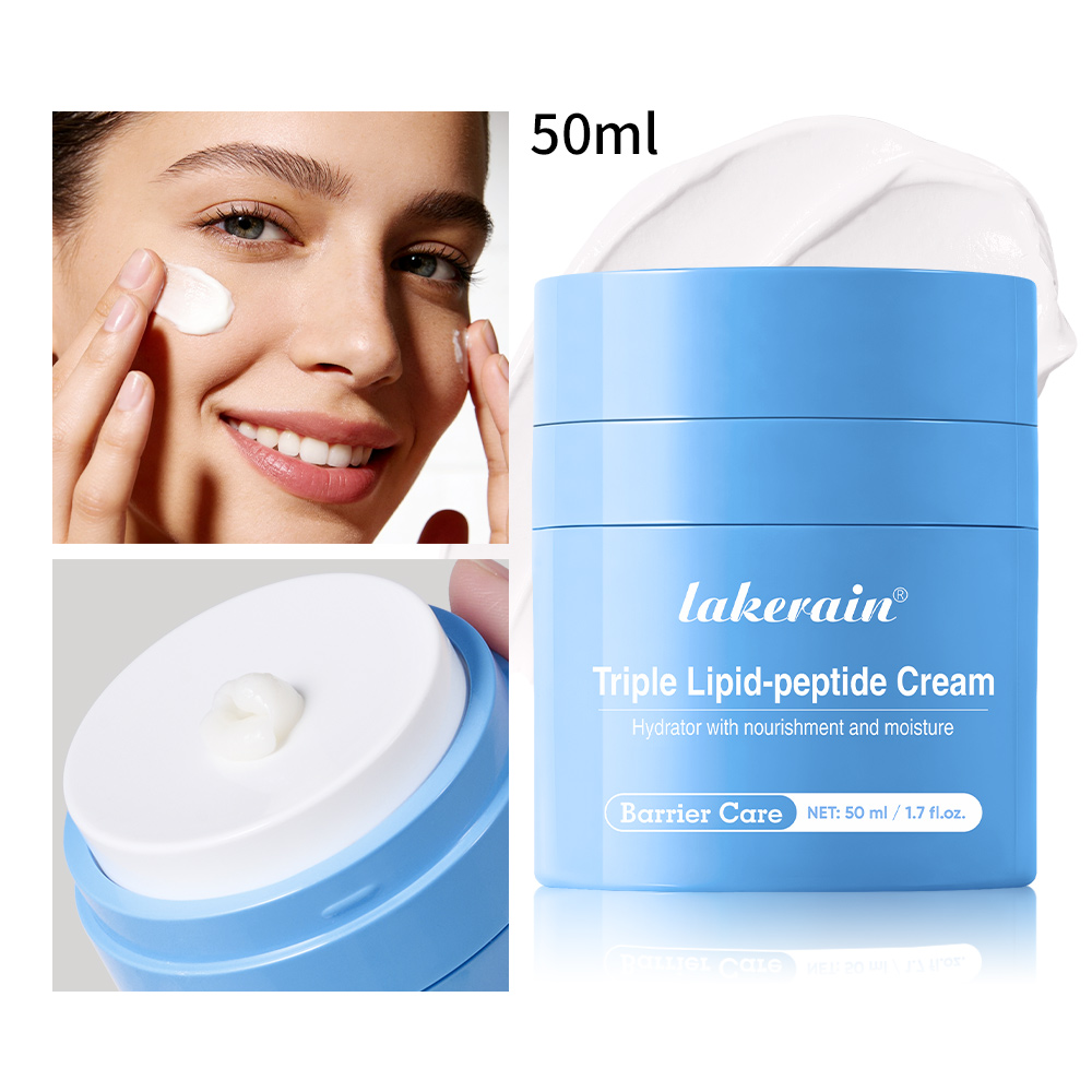 Skincare Non Comedogenic - Krim Triple Lipid Peptide Pelembap Tahan