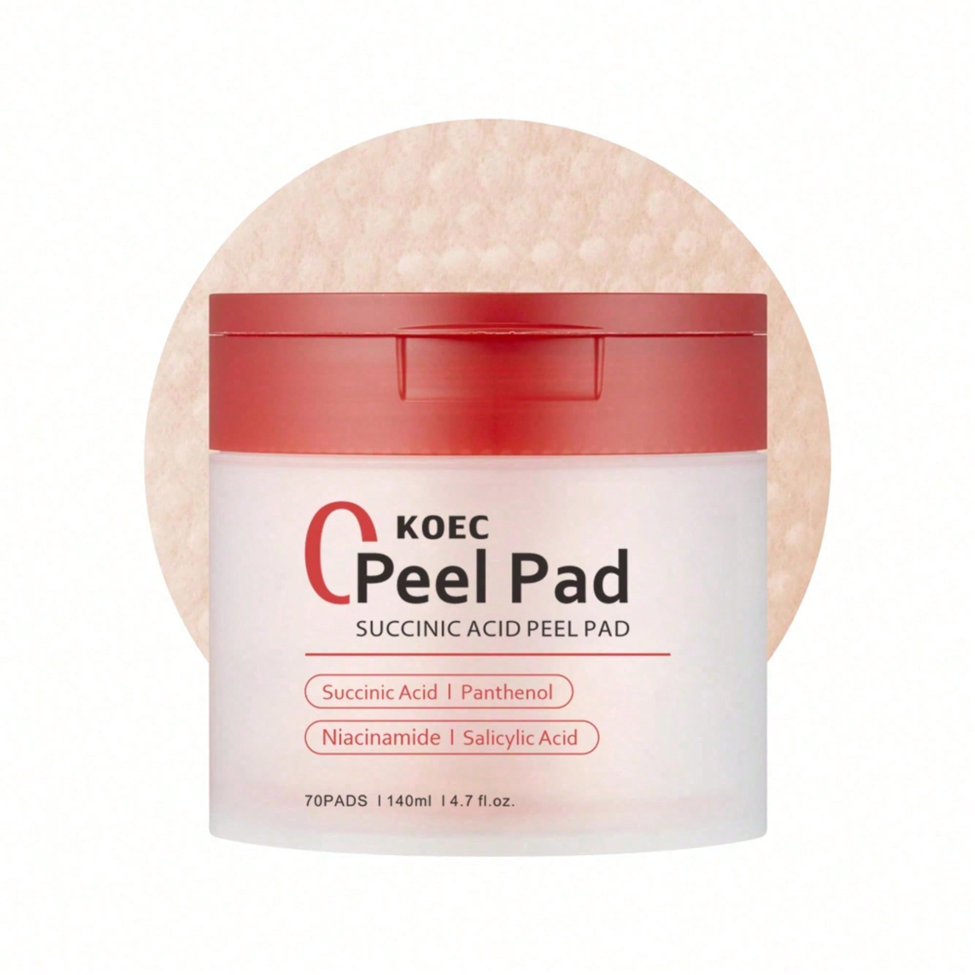 Toner Pads Red Succinic Acid P - Skincare Non Comedogenic ulasan dan harga